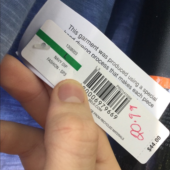 Women’s Long sleeve Faded Blue Shirt - Picture 3 of 6